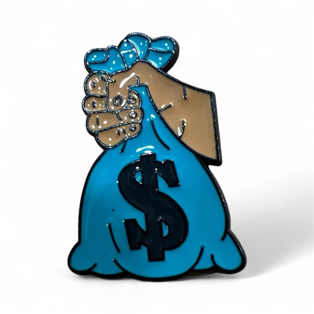 Money Bag Enamel Pin – Hustle & Grind Vibes